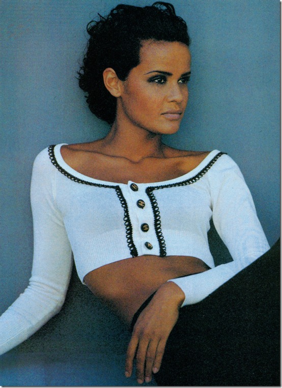 Nadege Du Bospertus French Model and Former Judge on Italia's hot and